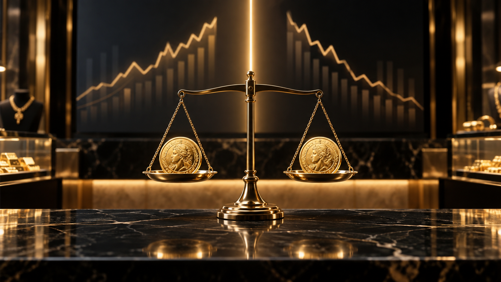Altın alış ve satış fiyatlarının gösterildiği fiyat ekranı